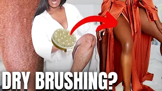 Should You Be DRY BRUSHING Your Skin? (Brown & Black Skin)