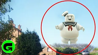TOP 5 MARSHMALLOW MAN CAUGHT ON CAMERA & SPOTTED IN REAL LIFE! 2