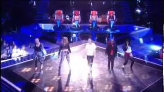 Team Danny and Team Jessie Group Performance- The Voice UK- Results 1