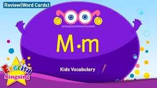 Kids vocabulary compilation - Words starting with M, m - Word cards - review