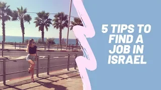 How to find a job in Israel?