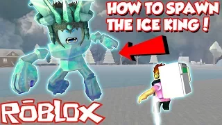 (NEW UPDATE) HOW TO SPAWN THE ICE KING IN SNOW SHOVELING SIMULATOR - ROBLOX