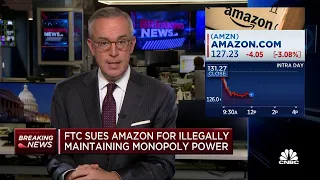 FTC sues Amazon for illegally maintaining monopoly power