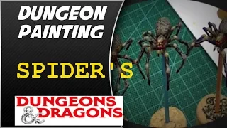 D&D: How to Paint Spiders, Fabulous Nolzur's Minis