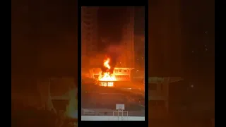 Incêndio em prédio no Recife