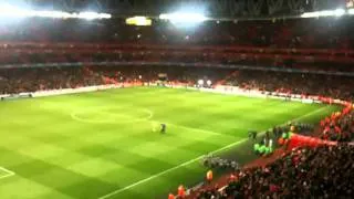 Arsenal 2-2 Barcelona Thierry Henry standing ovation