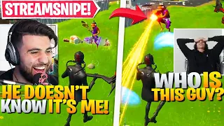 I SECRETLY Streamsniped Small Streamers Until They RAGE QUIT! (Fortnite Battle Royale)