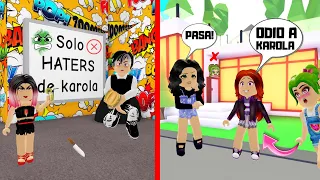 😱MIS NUEVOS VECINOS CREAN UN CLUB SOLO PARA HATERS DE KAROLA20😢ADOPT ME *MALOS VECINOS* ROBLOX