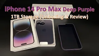 iPhone 14 Pro Max Deep Purple With 1 TB Storage Unboxing and Review