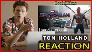 Tom Holland REACTION Spider man No Way Home Trailer DUB