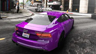 GTA V: Ultra Graphics Gameplay! RTX 4090 Maximum Settings Next-Gen Graphics MOD [4K]