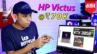 HP Victus 16 Gaming Review (AMD Ryzen 5 5600H + RTX 3050Ti) @70K 🔥