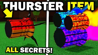 ALL THRUSTER ITEMS & SECRETS! | Build a boat for Treasure ROBLOX