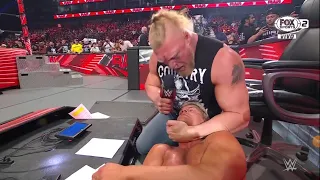 Brock Lesnar Ataca Cody Rhodes - Cody Rhodes vs Finn Bállor vs The Miz Parte 2 - WWE Raw 08/05/2023