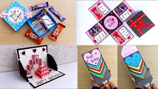 DIY - 4 Birthday Cards in one video | Handmade card for birthday | Anniversary card | Greetings card