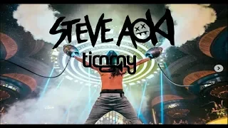 STEVE AOKI & TIMMY TRUMPET & JEFF?! - GANGSTAR (MUSIC VIDEO) PARTY ROCKZZ MASHUP