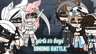 Singing battle girls vs boys || 560+ subscribers special || part 1 || read description ||