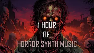 1 Hour HORROR SYNTH MUSIC MIX - Dark Synthwave, Creepy Music, New 80s Horror Music