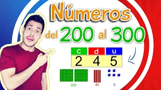 NÚMEROS DEL 200 AL 300 |APRENDE FÁCIL CONMIGO 😀