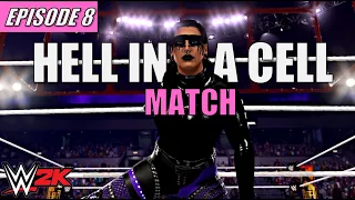 WWE 2K - Rhea Ripley vs. Nikki Bella (Hell in a Cell Match) - Episode 8 (Divas Story)