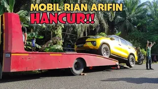 Mobil Rian Arifin Hancur!