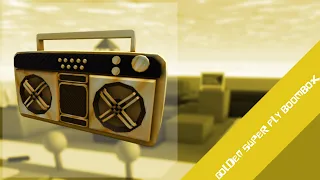 Raining Tacos (Default Audio ID) (Original 2014-2021 Version) - Golden Super Fly Boombox - Roblox