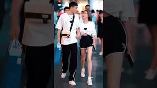 Chinese Street Fashion Couple Ootd Boys Fashion Style #shorts #tiktok