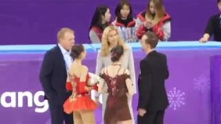 2018-02-23 After the ladies podium ceremony