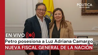 Presidente Gustavo Petro posesiona a Luz Adriana Camargo como nueva Fiscal General de la Nación