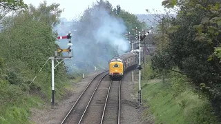 55009 pulling out of Loughborough   27 04 2024