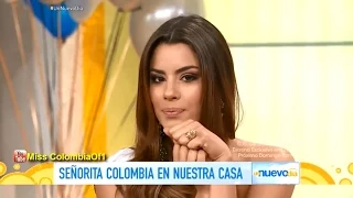 Ariadna Gutierrez, Miss Colombia en Un Nuevo Día de Telemundo