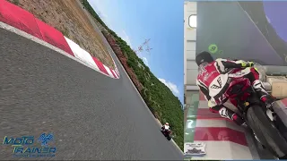 Moto Trainer in Rijeka on Ducati V2 and V4. Motorbike simulator, Simulateur moto, Simulador de moto