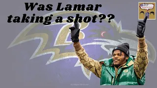 Did Ravens QB Lamar Jackson reference Ravens fans booing him in his number retirement speech?