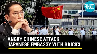 Tokyo Fumes As Angry Chinese Hurl Brick At Japanese Embassy In Beijing | Fukushima Row Snowballs