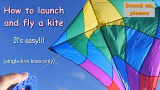 How to launch and fly a kite - a guide for new kite-fliers