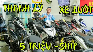 TRÙNG DƯƠNG THANH LÝ XE LƯỚT EXCITER 150 155 WINNER V3 AB125 AB160 VARIO 150 SONIC SỐC 5 TRIỆU XE MÁ