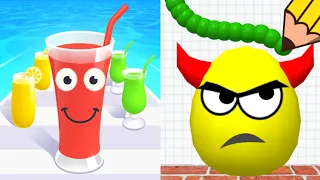 Juice Run vs Smash To Draw Egg - All Levels Gameplay Walkthrough NEW APK UPDATE