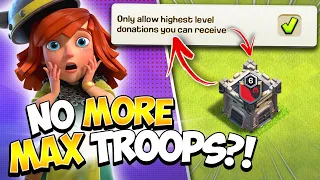 Major Update Change to Clan Castle Requests in Clash of Clans