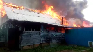 Пожар в Суздале 31.08.2018