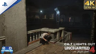 PS5 UNCHARTED 4 | CH-7 LIGHTS OUT PART II 4K ULTRA 60FPS GAMEPLAY