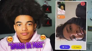 ASKING RANDOM GIRLS WOULD THEY SMASH ME 😍 MONKEY APP 🐵