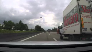 Stupid driving behavior in Belgium compilation 2015