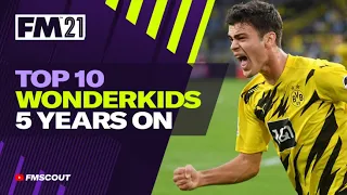 Top 10 Wonderkids 5 Years On FM 21