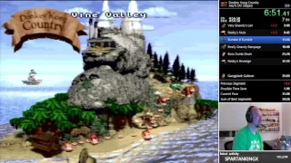 Donkey Kong Country | All Stages Speedrun | 34:55