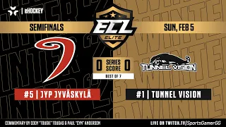 ECL Elite Winter '23 Playoff HIGHLIGHTS | Tunnel Vision vs. Jyp Jyväskylä - NHL 23 EASHL 6s Gameplay