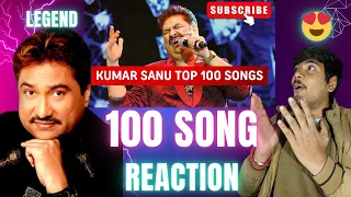 Top 100 Songs Of Kumar Sanu  REACTION | KNIGHT REACTION