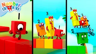 El Palacio de los Patrones y un Verano Divertido | Aprende a contar | Numberblocks en español