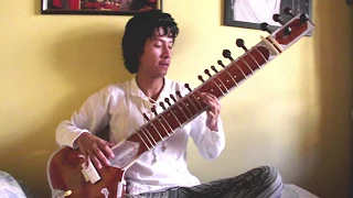 Paint it black (The Rolling Stones) - One-man band complete with Sitar cover