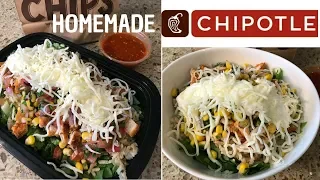 HOMEMADE CHIPOTLE SALAD RECIPE