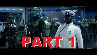 Halo 2 Heroic Campaign Co-op Walkthrough Gameplay Part 1 - Cairo Station